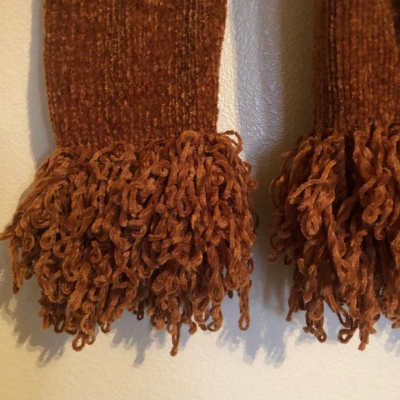 Halukoko Shaggy Honey Brown Coat Size M - Picture 2 of 5